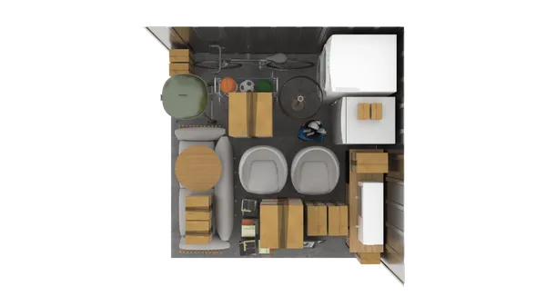 10' x 10' storage unit