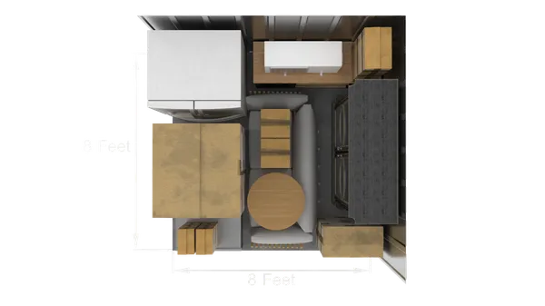 8' x 10' storage unit