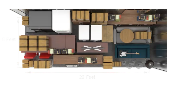 8' x 20' storage unit